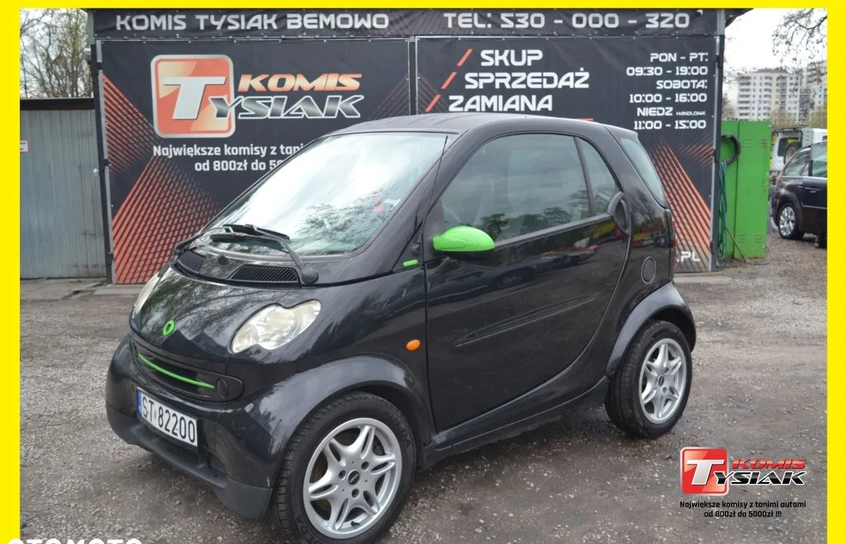 mazowieckie Smart Forfour cena 3700 przebieg: 97878, rok produkcji 2003 z Warszawa